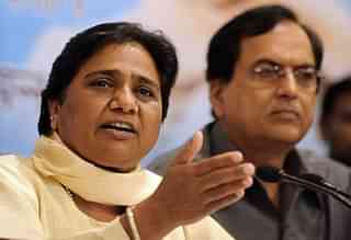 Mayawati blamed the EVMs for her loss in UP Assembly Elections. (PRAKASH SINGH/AFP/Getty Images)