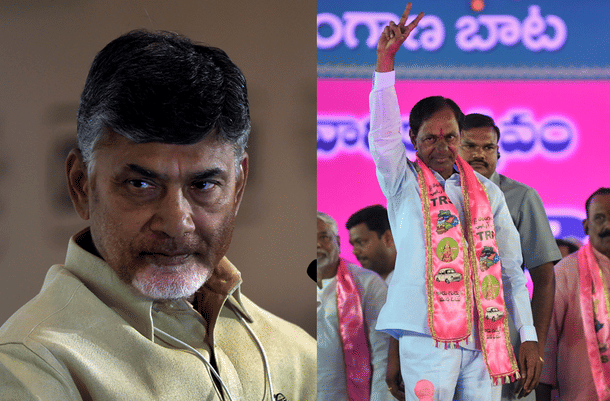Chandrababu Naidu and KC Rao.