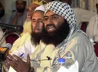 Masood Azhar addresses a meeting of Pakistan’s religious parties in Islamabad. (Getty Images/SAEED KHAN)