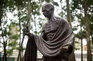 A memorial statue of Gandhi. Photo
credit: YASUYOSHI CHIBA/AFP/GettyImages