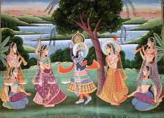 A painting of Krishna leela (Balaji photography/Flickr)