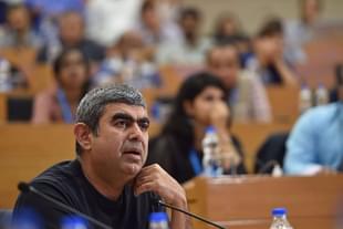 CEO of Infosys Technologies Ltd Vishal Sikka addresses a press conference (MANJUNATH KIRAN/AFP/Getty Images)