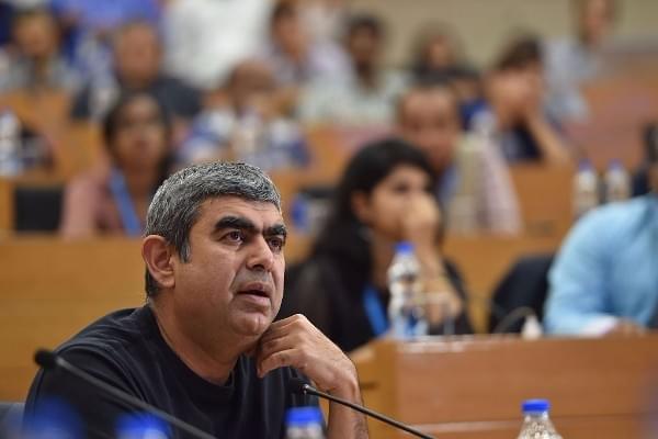CEO of Infosys Technologies Ltd Vishal Sikka addresses a press conference (MANJUNATH KIRAN/AFP/Getty Images)
