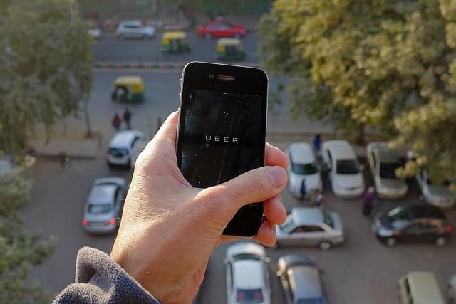 Uber India App. Photo credit: PRAKASH SINGH/AFP/GettyImages

