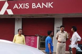 An Axis Bank branch in Mumbai.
