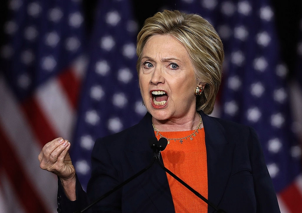  
Democratic presidential candidate Hillary Clinton (Photo By: Justin Sullivan/Getty Images)

