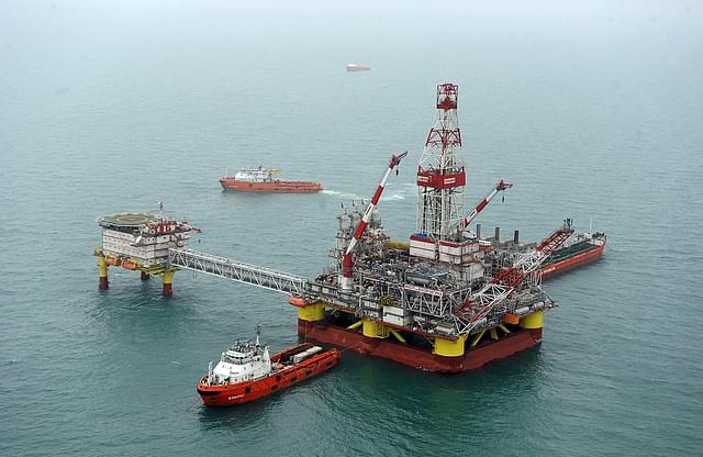 An ONGC oil field. OPhoto Credit: MIKHAIL MORDASOV/AFP/Getty Images)