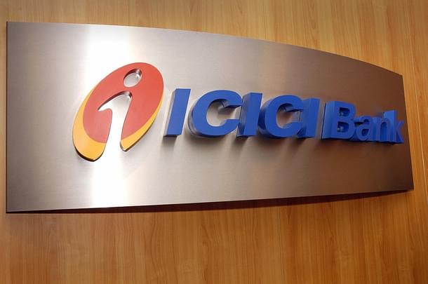 The logo of ICICI Bank. (DIRK WAEM/AFP/GettyImages)