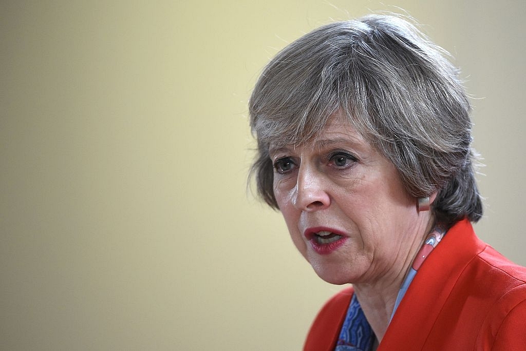 British Prime Minister Theresa May (STEPHANE DE SAKUTIN/AFP/Getty Images)