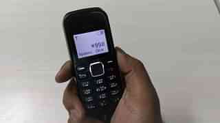 *99# service on a Nokia 1280 (Srikanth Ramakrishnan)