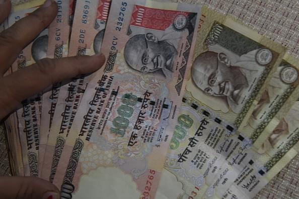 The Rs 500 and Rs 1,000 notes withdrawn from circulation. 
