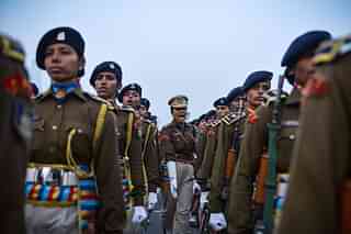 Indian women of the Central Reserve Police Force (CRPF) (CHANDAN KHANNA/AFP/Getty Images)