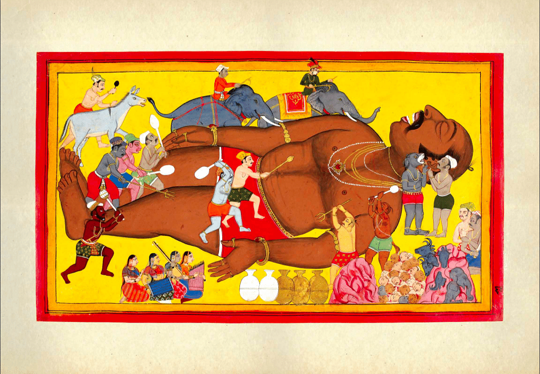 Smarthistory – A page from the Mewar Ramayana