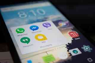 Messaging apps on an Android smartphone