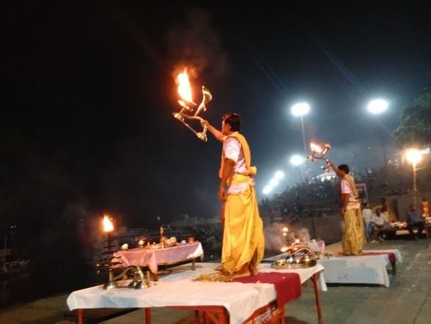 The Ganga Aarti at Varanasi 