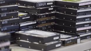 Computer hard drives.