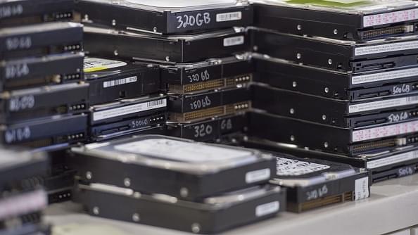 Computer hard drives.