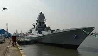 A general view of the INS Chennai of the Indian Navy (INDRANIL MUKHERJEE/AFP/Getty Images)