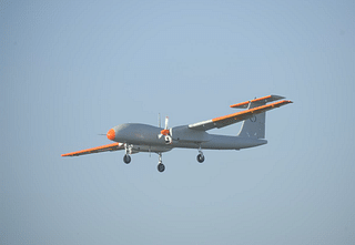 Successful maiden test flight of the Tapas carried out by DRDO (Wikimedia Commons)