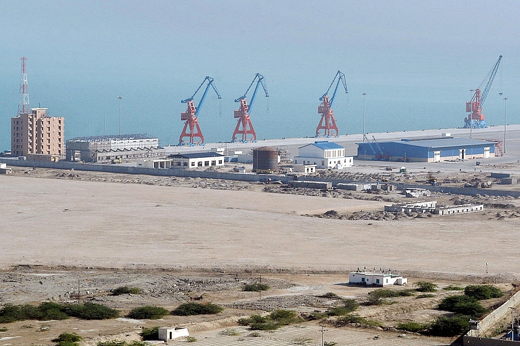 This picture taken on 6 February 2007, shows a 
view of the Beijing-funded ‘megaport’ of Gwadar in southwestern 
Pakistan. Photo Credit: STRDEL/AFP/GettyImages