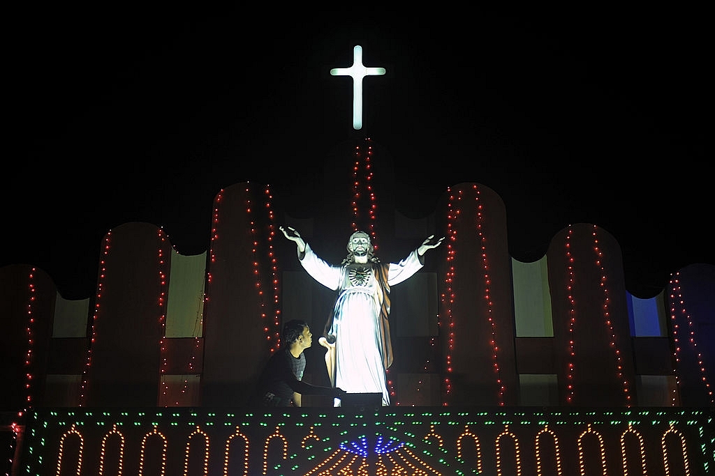 Politics, in the name of Christ  (DIPTENDU DUTTA/AFP/Getty Images) 