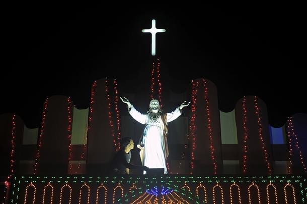 Politics, in the name of Christ  (DIPTENDU DUTTA/AFP/Getty Images)