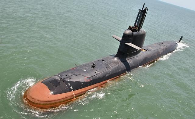 INS Kalvari, a Scorpène-class submarine. (Wikimedia/Indian Navy)

