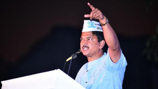 Former bureaucrat Elvis Gomes will contest South Goa’s Cuncolim.
(Photo credit: Twitter/ @AamAadmiParty)