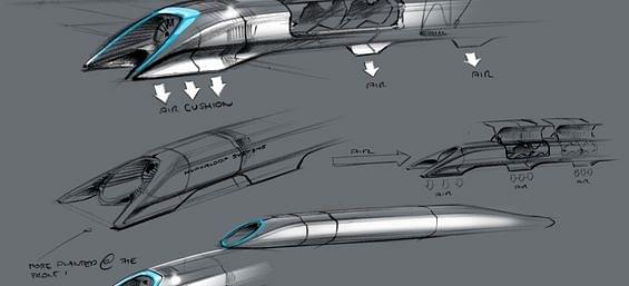Hyperloop Sketch by SpaceX