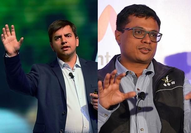 Bhavish Aggarwal of Ola and Sachin Bansal of Flipkart