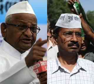 Anna Hazare and Arvind Kejriwal