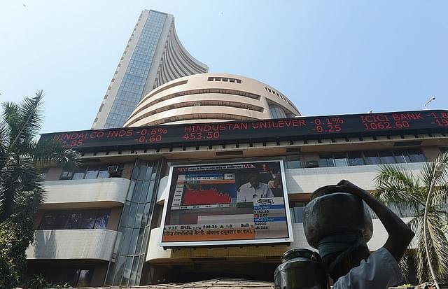 The Bombay Stock Exchange in Mumbai. (INDRANIL MUKHERJEE/AFP/GettyImages)