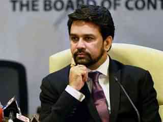 Minister of Sports, Youth Affairs and Minister of Information and Broadcasting Anurag Thakur 