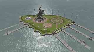 A rendering of the Shivaji Memorial (Image: Government of Maharashtra)