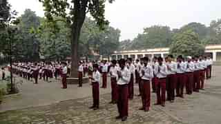 Students at Ramakrishna Mission school in Jamshedpur