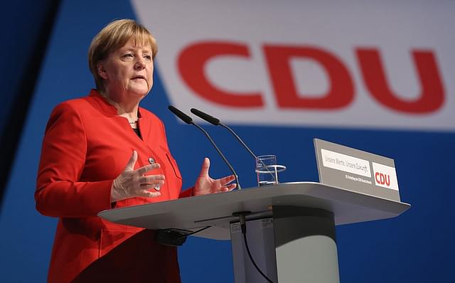 German Chancellor and Chairwoman of the German Christian Democrats (CDU) Angela Merkel. (Sean Gallup/Getty Images)
