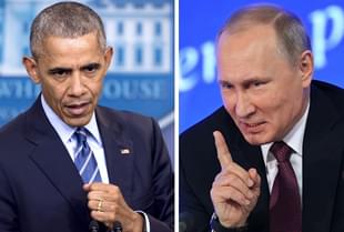 US President Barack
Obama and Vladimir Putin (SAUL LOEB, NATALIA KOLESNIKOVA/AFP/Getty Images)