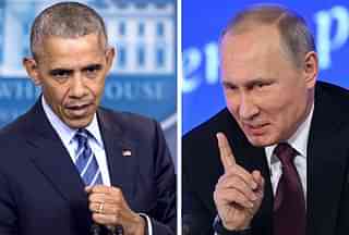 
US President Barack 
Obama and Vladimir Putin  (SAUL LOEB, NATALIA KOLESNIKOVA/AFP/Getty Images)

