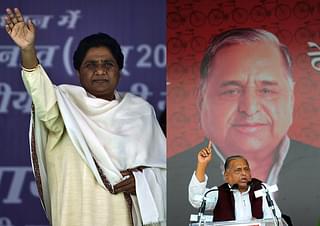 Mayawati and Mulayam Singh&nbsp;