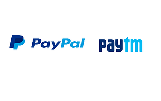 PayPal and Paytm logos