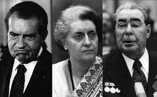 Richard Nixon, Indira Gandhi, Leonid Brezhnev&nbsp;