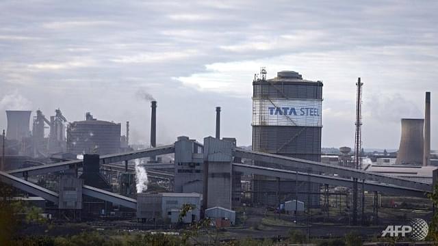 

          Tata Steel plant in 
Scunthorpe, northeast England. (AFP/Lindsey Parnaby)

