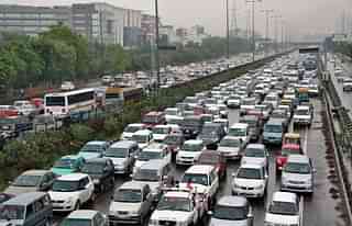 Sales of cars hit a record last fiscal as the number of cars Indian roads zoom.