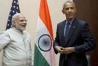
Barack Obama meets with Narendra Modi. (SAUL LOEB/AFP/Getty Images)

