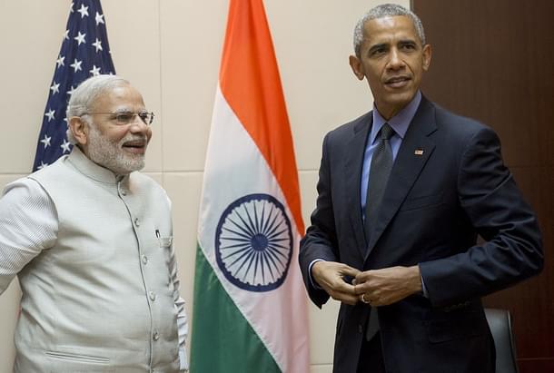 Barack Obama meets with Narendra Modi. (SAUL LOEB/AFP/Getty Images)