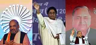 Amit Shah, Mayawati and Mulayam Singh Yadav