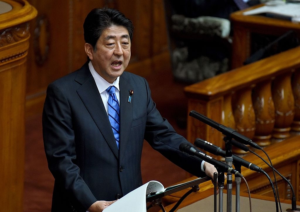 Japan’s Prime Minister Shinzo Abe (TORU YAMANAKA/AFP/Getty Images)
