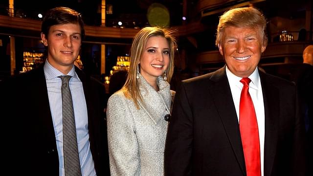 
Donald Trump with daughter Ivanka son-in-law Jared Kushner. (Reuters)



