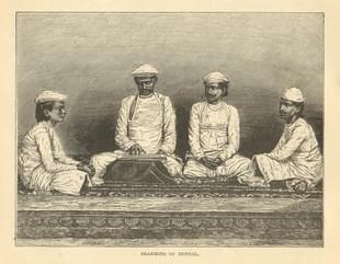 “Brahmins of Bengal,” from ‘The World: its Cities and Peoples’, by W. W. Birdsall, 1892 (Wikimedia Commons)