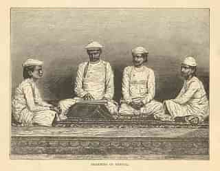 

“Brahmins of Bengal,” from ‘The World: its Cities and Peoples’, by W. W. Birdsall, 1892 (Wikimedia Commons)